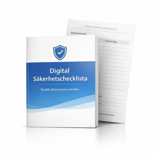 Digital Säkerhetschecklista – Skapa Struktur & Skydd Online