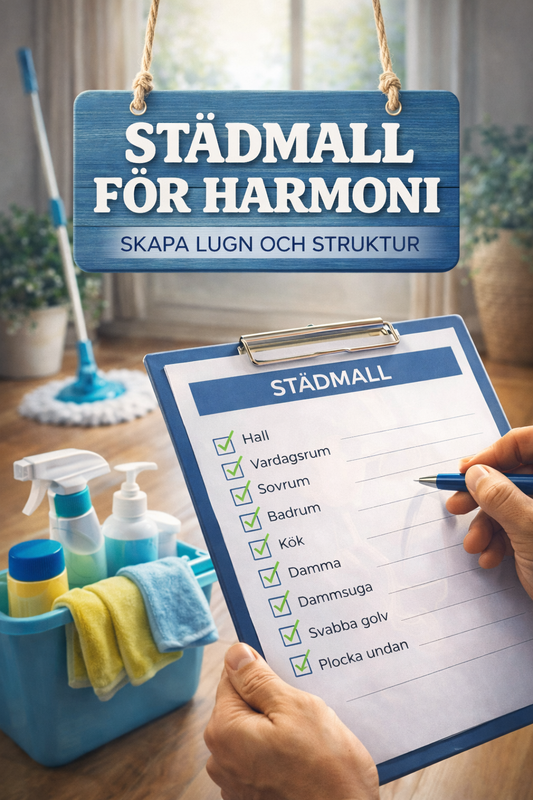 Städmall för Harmoni – Skapa Lugn och Struktur i Ditt Hem